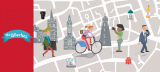 Map and visitor guide of The Liberties