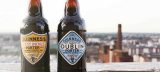 Guinness Porter with background of The Liberties