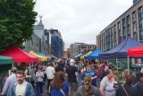 Browsing for Bargains at Newmarket Flea, July