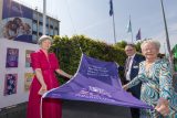 17-7-26
Picture shows from left Louise Egan, who was the first baby born at the current hospital site in 1967,with Prof. Michael O’Connell, Master of The Coombe Hospital; and Louise’s mum Bernadette Egan pictured at the launch of The Coombe Hospital's bicentenary year, marking 200 years of caring for women, newborns and families.
As one of Ireland's leading maternity and women's healthcare providers, The Coombe Hospital is celebrating two centuries of heritage, innovation and compassionate care.Also pictured is the unveiling of a series of commemorative flags, created through a collaboration between the National College of Art and Design (NCAD) and The Coombe Hospital staff. Working together, artists and staff designed the flags to reflect the hospital's rich history, continued innovation and enduring commitment to care. The flags will be on display throughout the hospital's bicentenary year. Pic:Naoise Culhane-no fee
*A press release will be issued by Murray
Pic:Naoise Culhane-no fee